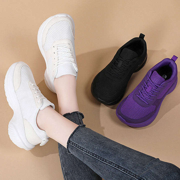 Herren nan gepolsterter Komfort-Walking-Sneaker mit atmungsaktivem Meshoberteil und ergonomischer Dämpfsohle Drune