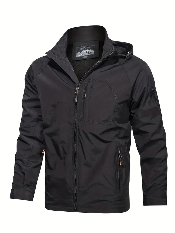 Herren Funktionsjacke mit hohem Kragen Drune