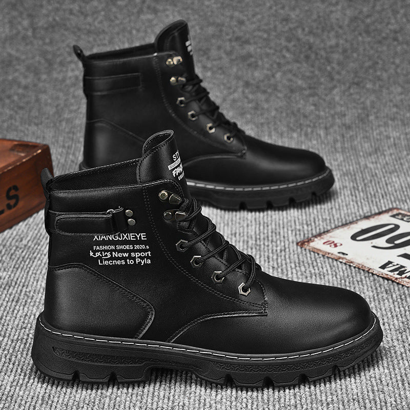 Herren Robuste Hochgefütterte Arbeitsstiefel Drune