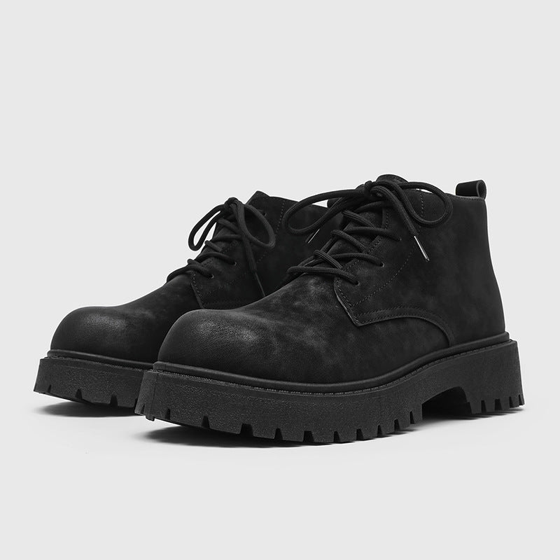Herren Schnür-Boots im Combat‑Stil mit markanter Profilsohle Drune
