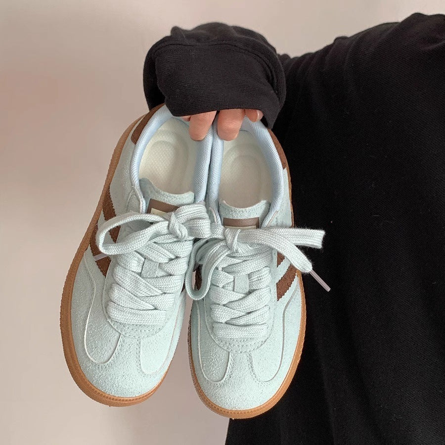Damen Sneakers mit weichem Obermaterial und trendigen Farbakzenten Drune