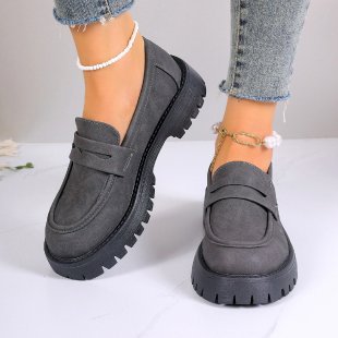 Damen Loafer mit modischem Bund und rutschfester Sohle Drune
