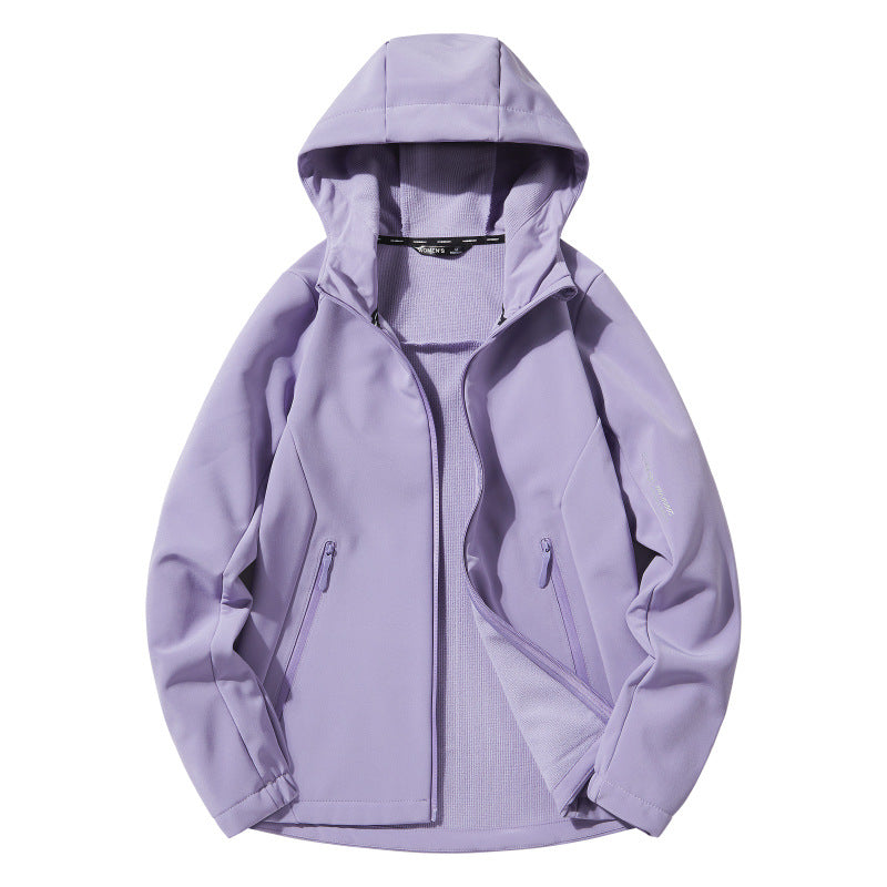 Herren Leichte Softshell-Kapuzenjacke mit Fleece-Innenfutter und wasserabweisender Oberfläche Drune