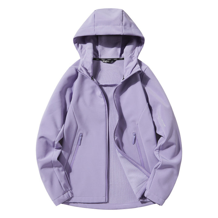 Herren Leichte Softshell-Kapuzenjacke mit Fleece-Innenfutter und wasserabweisender Oberfläche Drune