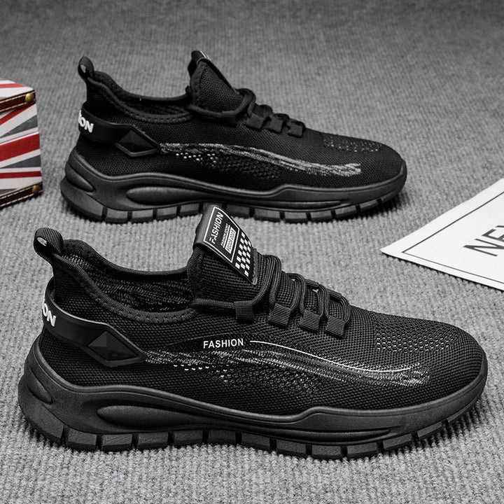Damen Sportliche Sneakers mit atmungsaktivem Mesh-Obermaterial und rutschfester Sohle Drune