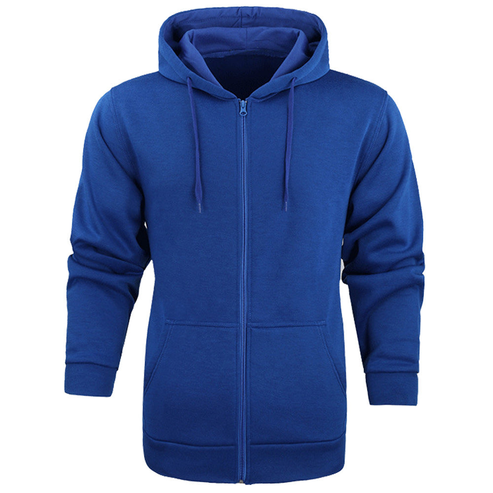 Herren Kapuzensweatshirt mit durchgehendem Reißverschluss und praktischen Taschen Drune