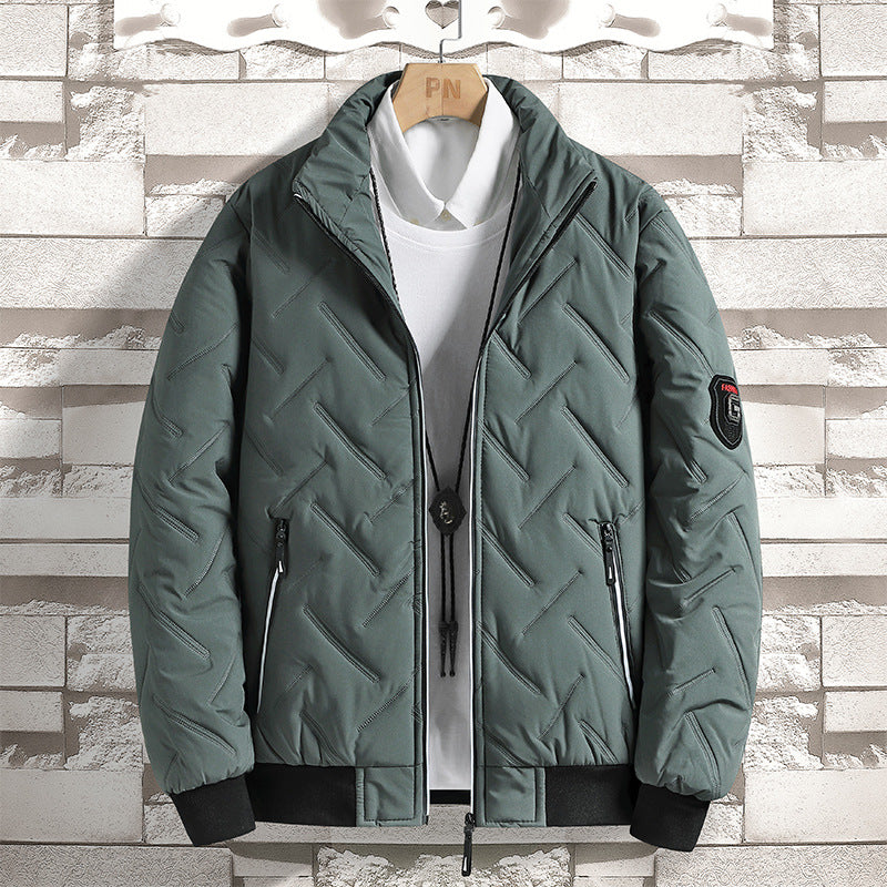 Herren Isolierte Steppjacke mit hochschließendem Kragen Drune