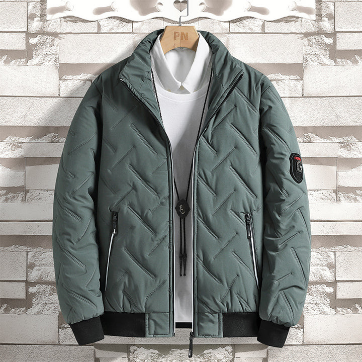 Herren Isolierte Steppjacke mit hochschließendem Kragen Drune