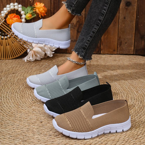 Damen Atmungsaktive Slip-On Sneakers Drune