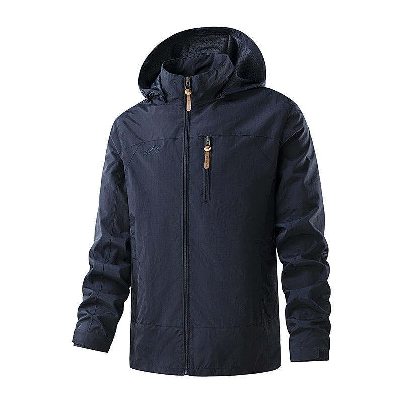 Herren Leichte und wetterfeste Outdoorjacke Drune