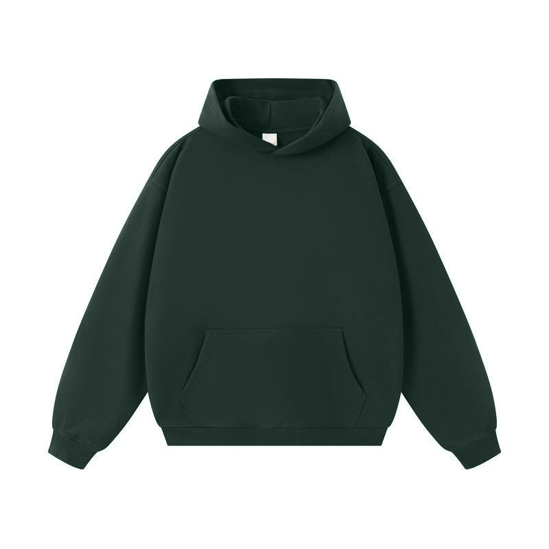 Unisex Oversize-Kapuzenpullover mit Kängurutasche und Raglanärmeln Drune
