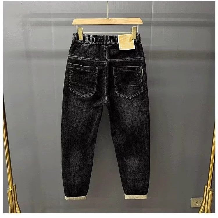 Herren Bequeme Denim Jogginghose Drune
