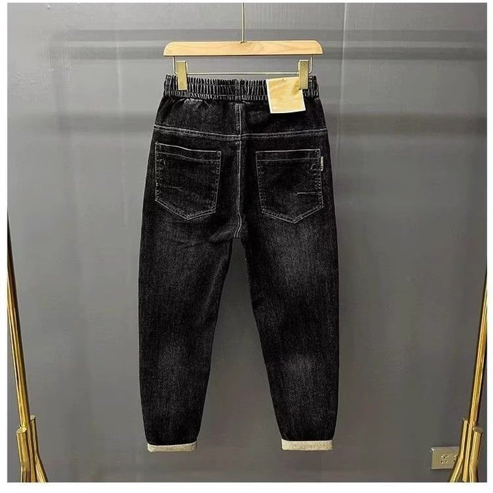 Herren Bequeme Denim Jogginghose Drune