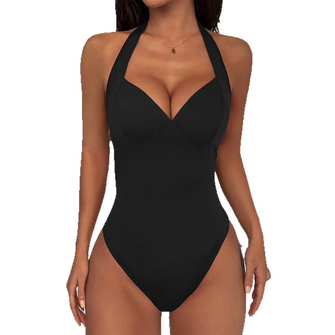 Damen Neckholder Bodysuit mit figurformendem Schnitt Drune
