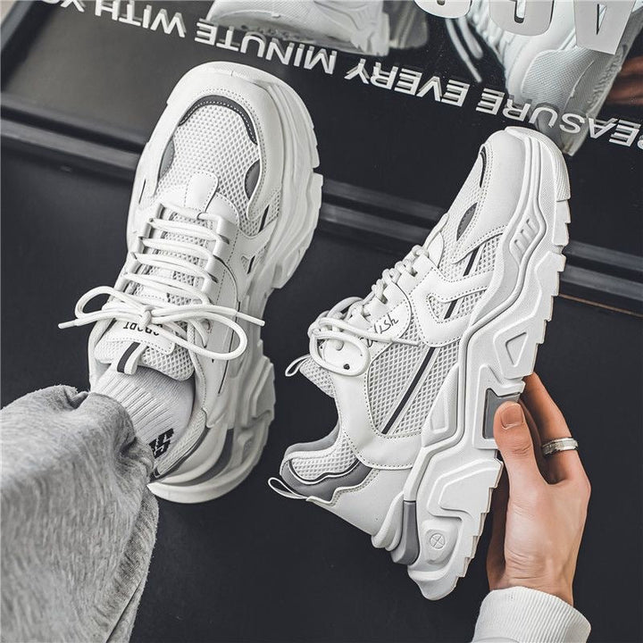 Damen Sportliche Chunky Sneakers mit atmungsaktiver Mesh-Oberfläche und stabiler Sohle Drune