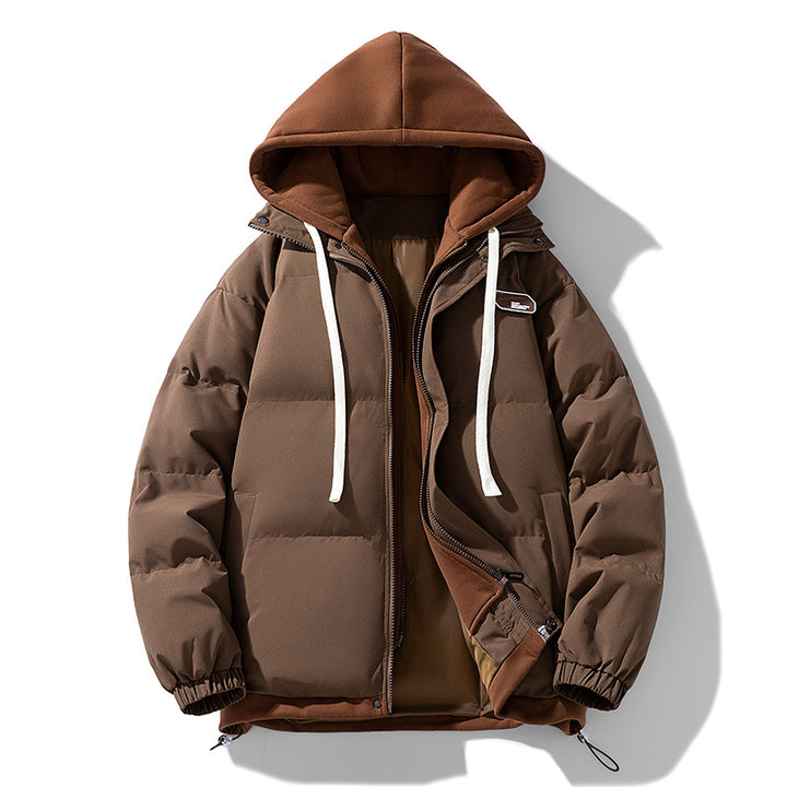 Damen Stepp-Kapuzenjacke mit weichem Teddyfleece-Innenfutter, verstellbarem Saum und elastischen Bündchen Drune