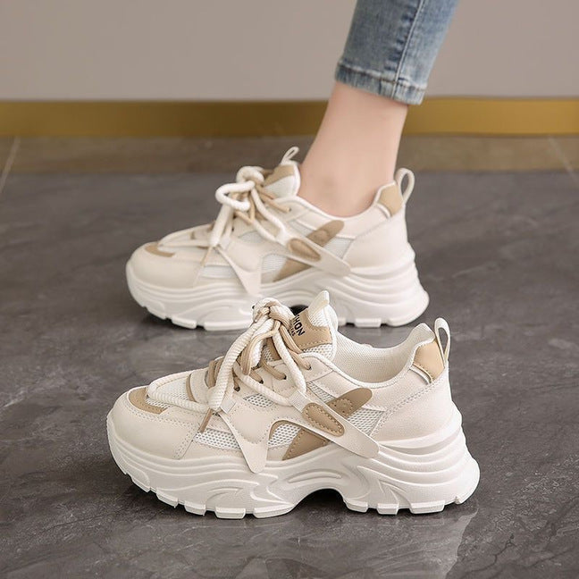Damen Chunky Sneakers mit atmungsaktiven Mesh-Einsätzen und komfortabler Dämpfung Drune