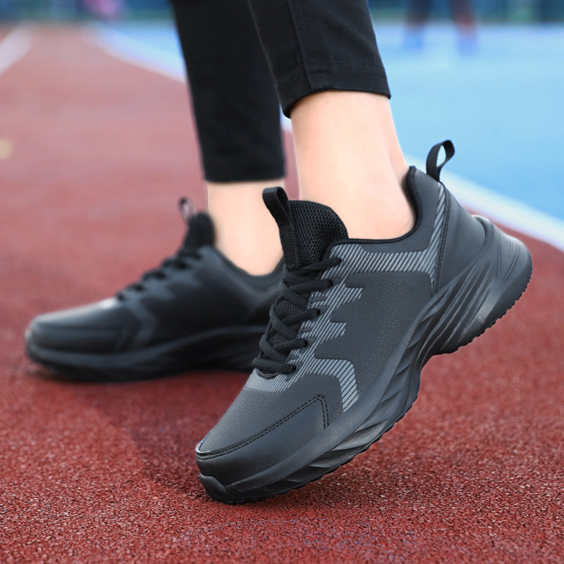 Unisex nan urbaner Komfort-Sneaker mit gepolsterter Keilsohle atmungsaktiver Meshzunge und robustem Kunstlederbesatz Drune