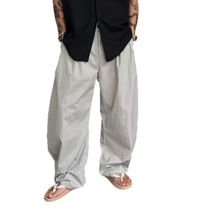 Herren Trendige Locker geschnittene Kurzarm Hemdbluse Drune