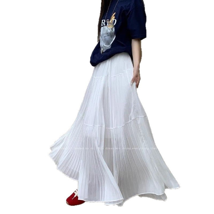 Damen Maxirock mit elegantem Faltenwurf Drune