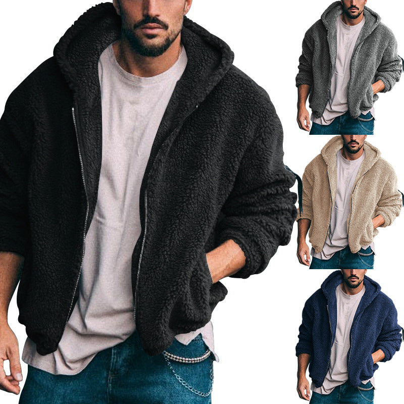Herren kuschelige Fleecejacke mit hochwertiger Innenfütterung und praktischem Reißverschluss Drune