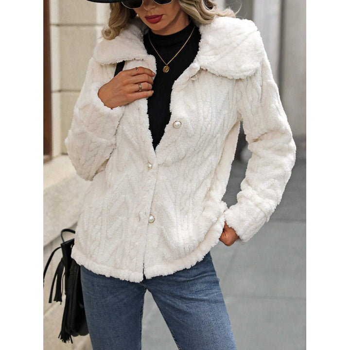 Damen kuschelige Fleecejacke Drune