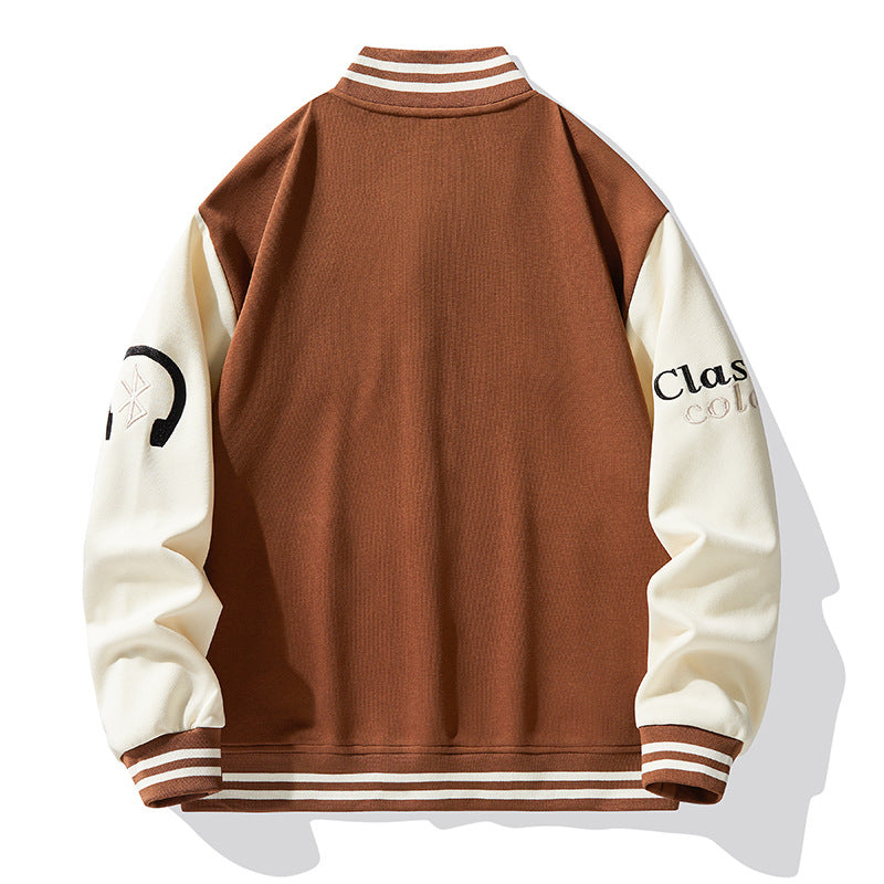 Herren Moderne Collegejacke Drune