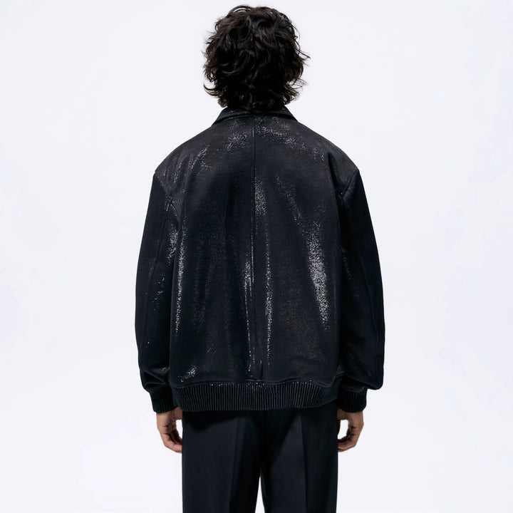 Herren Leichte Fieldjacke aus technischem Material mit aufgesetzten Pattentaschen und Stehkragen Drune