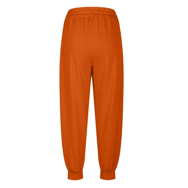 Damen lässige Freizeithose mit hohem Bund Drune