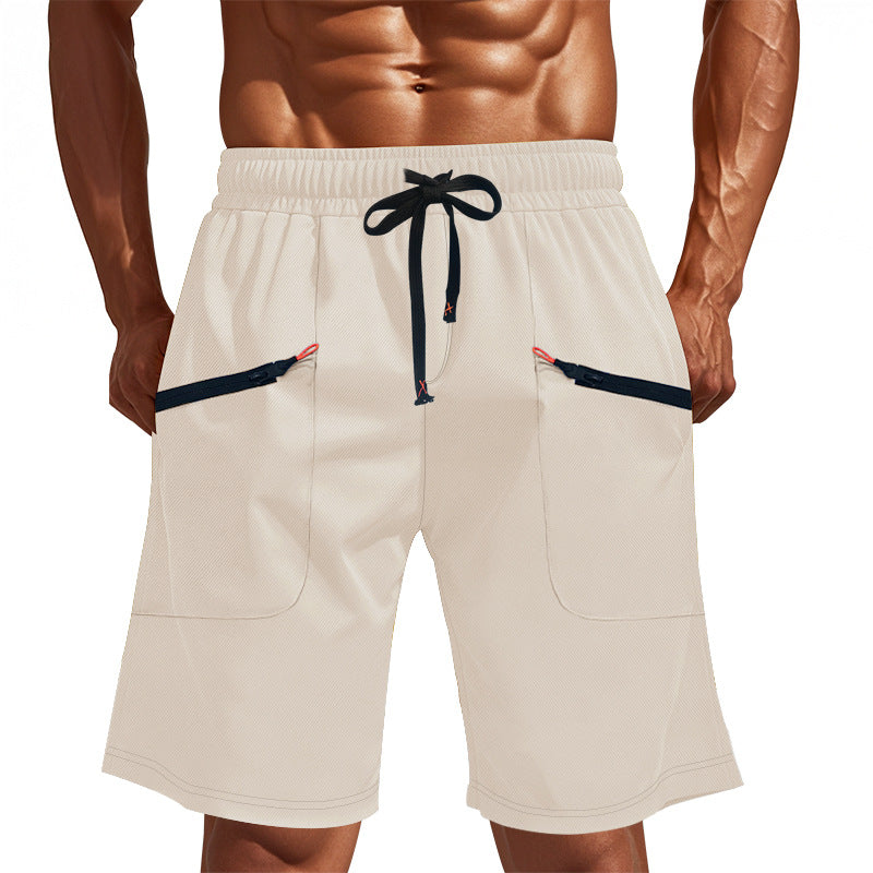 Herren Sportliche Shorts mit vielseitigen Taschen und elastischem Bund Drune
