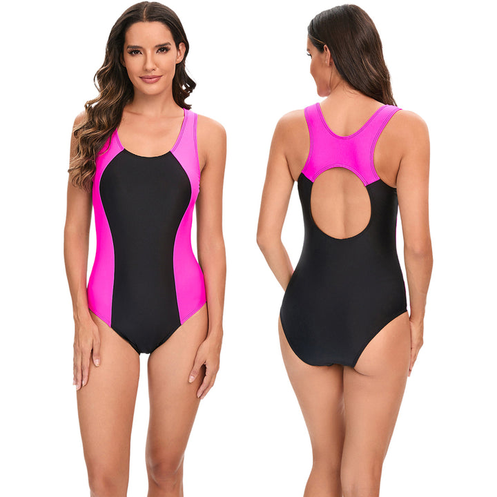 Damen Sportlicher Schwimmanzug mit modernem Schnitt und atmungsaktiven Einsätzen Drune