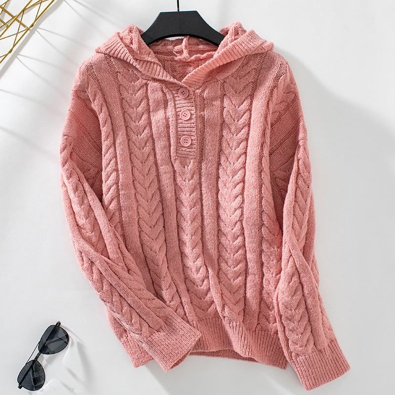 Drune | Klassischer Pullover Mit Zopfmuster Design