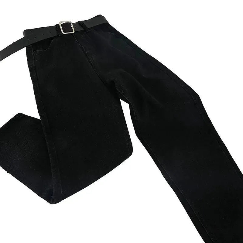 Drune | Women high-waisted jeans straight