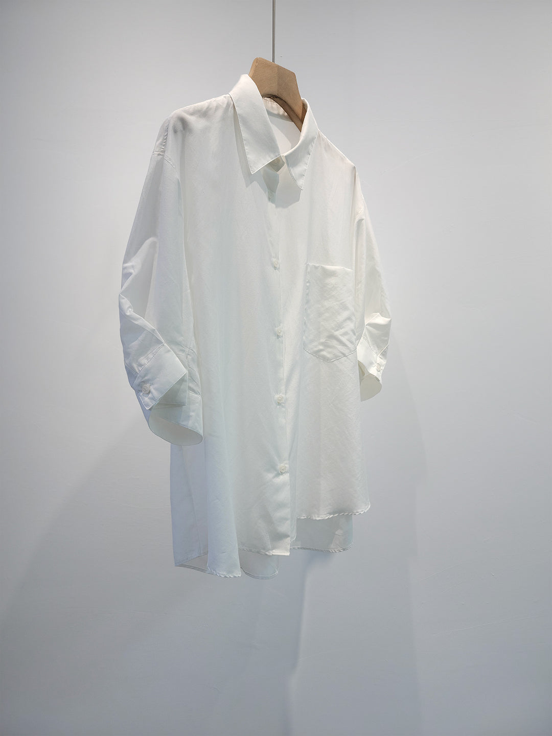 Damen Klassische Oversized Knopfhemd Drune