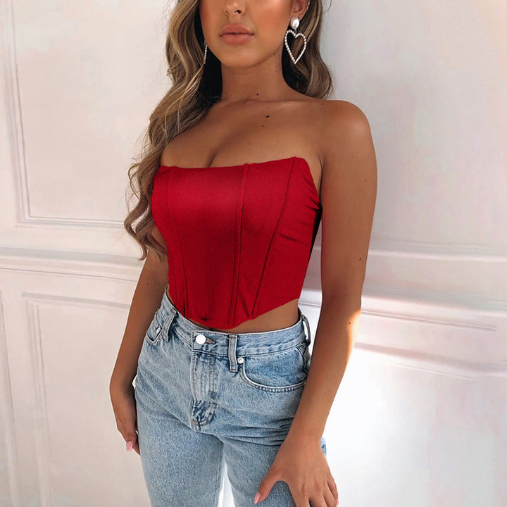 Damen Korsett Top Drune
