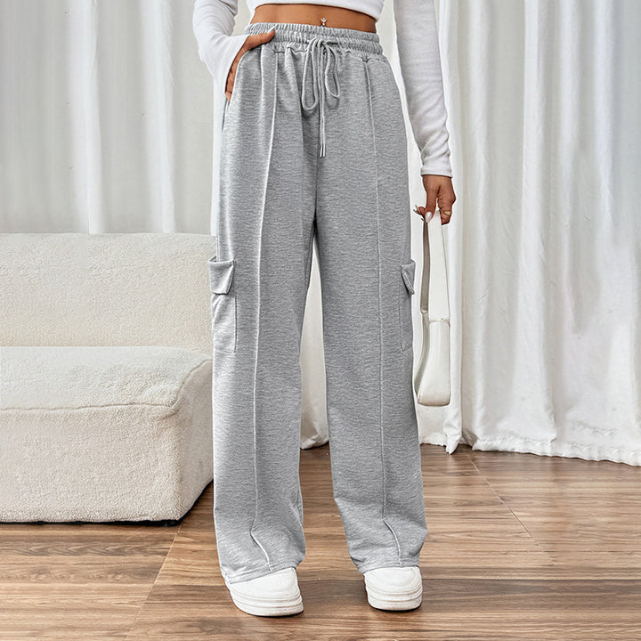 Damen Bequeme Cargo-Hose Drune