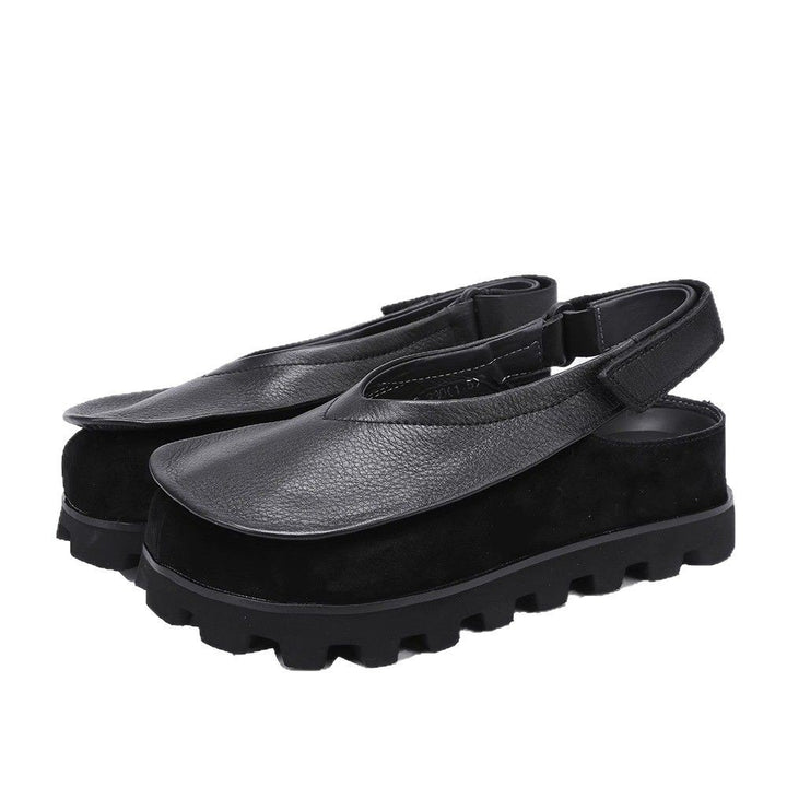 Damen Luftige Slip-On Sandalen mit ergonomischer Sohle und praktischem Riemen Drune
