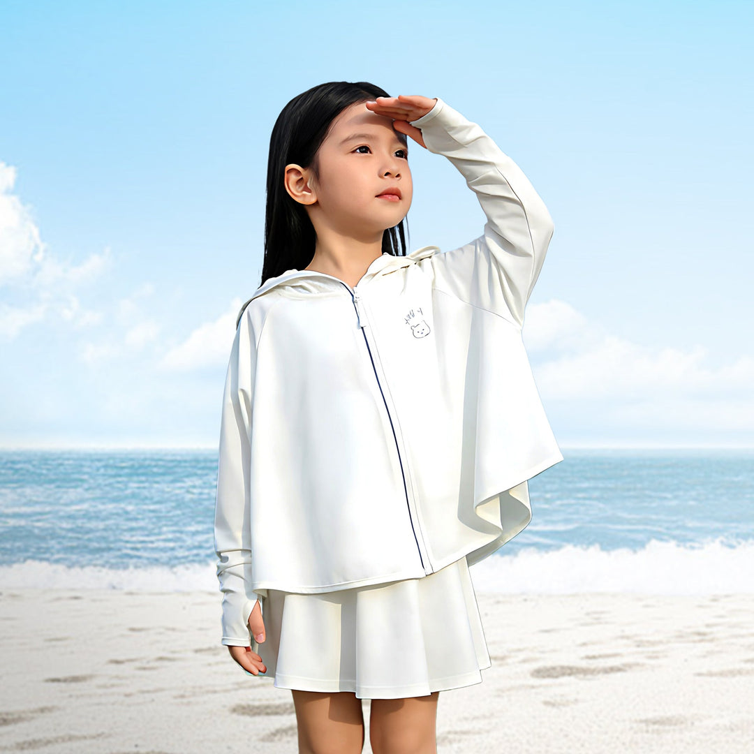Jungen Funktionsjacke mit UV-Schutz und Kapuze Drune