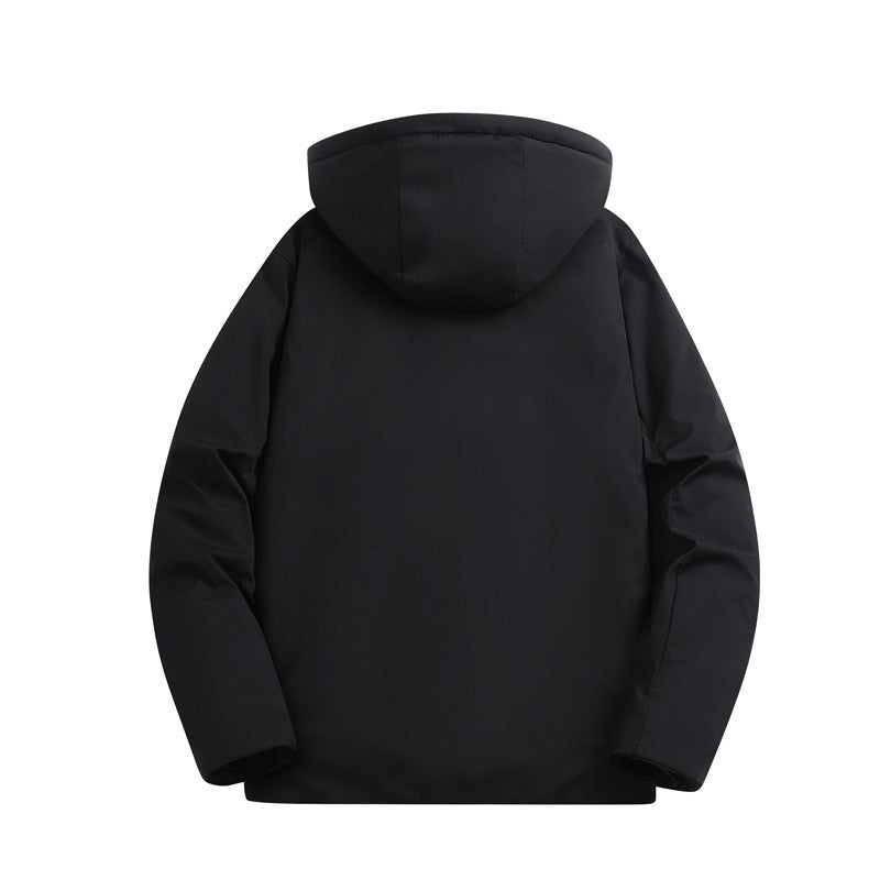 Herren Technische Winterjacke mit Kunstfellfutter Drune