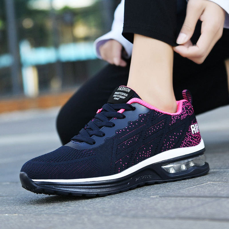 Damen nan atmungsaktive gepolsterte Leichtgewichtslaufschuhe mit Luftpolster Drune