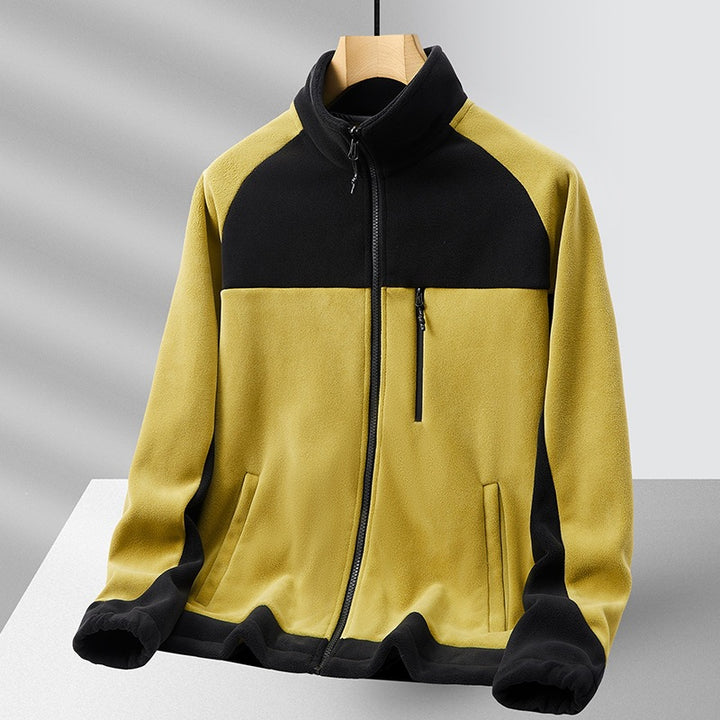Unisex Fleecejacke mit hohem Kragen Drune