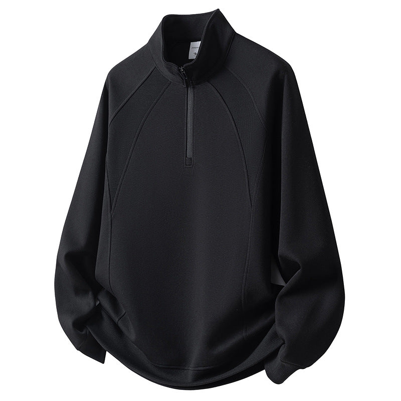 Herren Sport Fleece Pullover mit Reißverschluss Drune