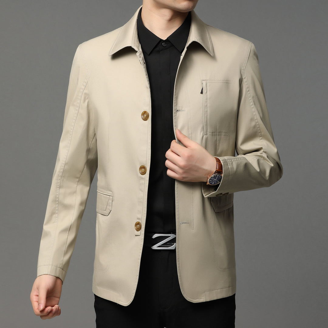 Herren elegante Funktionsjacke mit praktischen Taschen und modernem Schnitt Drune