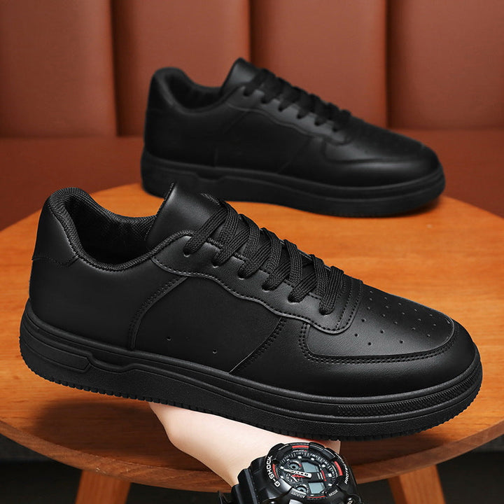 Damen Sportliche Sneakers mit robustem Lederobermaterial und dämpfender Sohle Drune