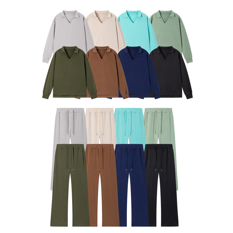 Damen lässiges Sweatshirt und Hose Set Drune