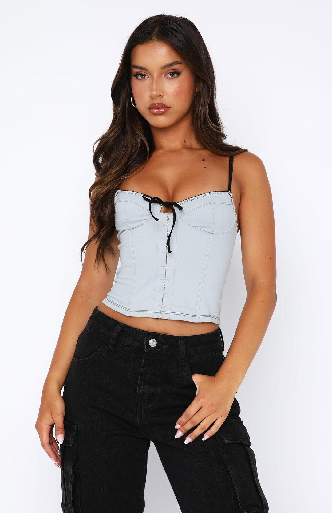 Damen Corsage-Oberteil Drune