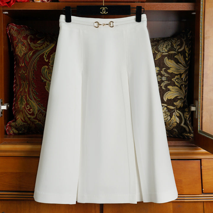 Damen Eleganter Faltenrock Drune