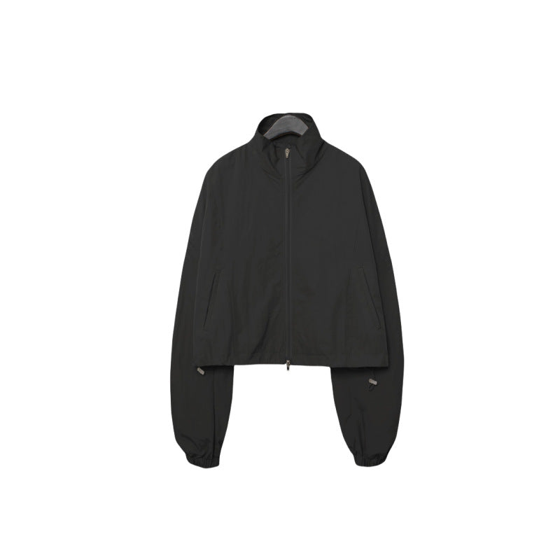 Damen trendige cropped Übergangsjacke Drune