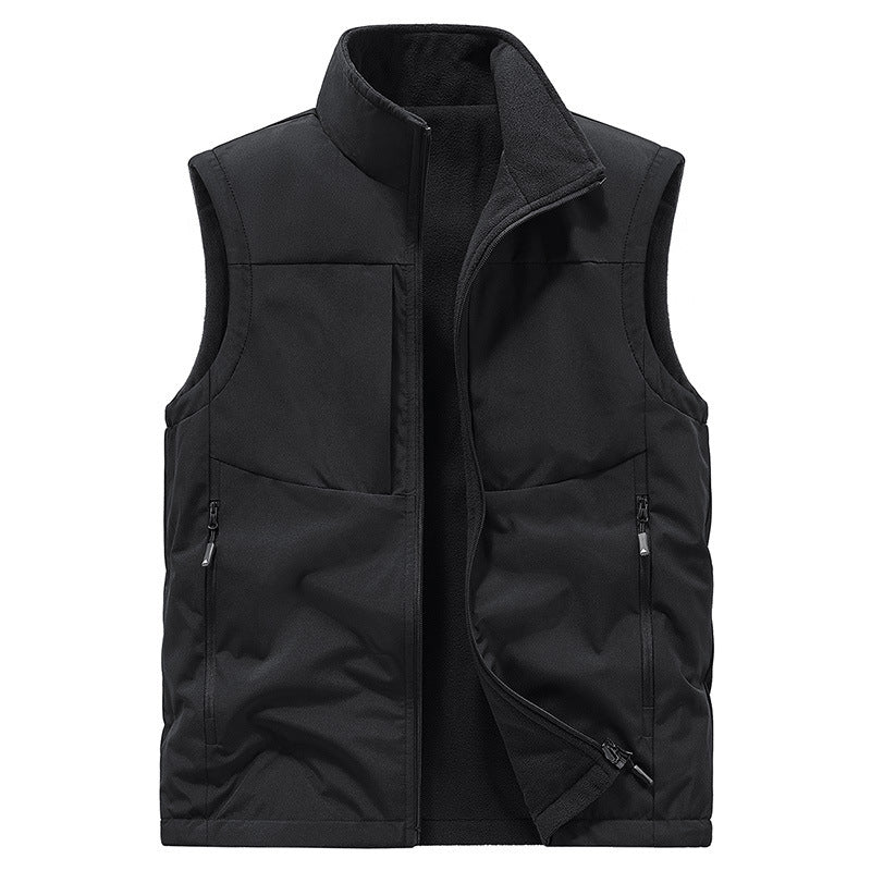 Damen Bequeme Fleece-Weste Drune