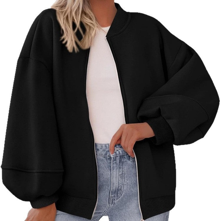 Damen Oversized Sweaterjacke Drune